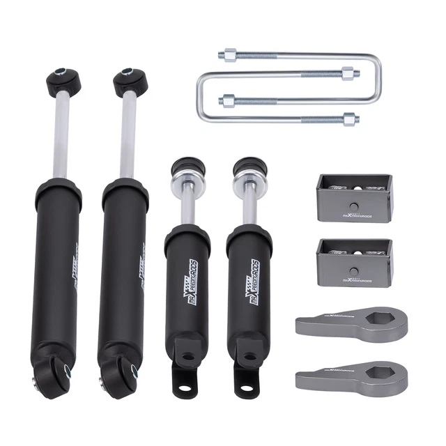 Adjustable 1"-3" Leveling Lift Kit for Chevrolet Silverado GMC Sierra 1500 99-06
