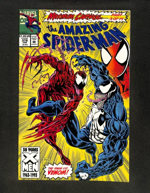 Amazing Spider-Man #378 Maximum Carnage Part 3 Venom! Marvel 1993