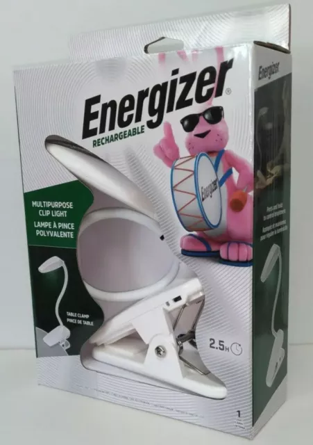 Energizer Rechargeable Multipurpose Clip Light,2.5H NEW -13779