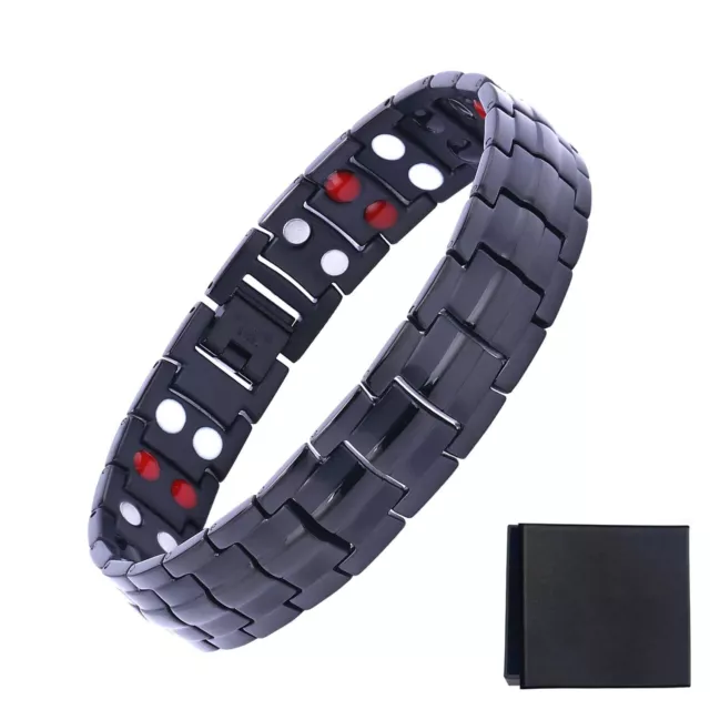 JEROOT Bracelet Magnetique,Bracelets Magnétiques Cuivre Rouge Magnetique  Bracelet Homme Lien libre +Suppression 3500 Gauss : Amazon.fr: Mode