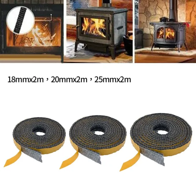 CORDON D'ÉTANCHÉITÉ DE poêle de cheminée de haute qualité 8 10 12 14 16 mm  EUR 8,96 - PicClick FR