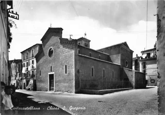 Cartolina - Postcard - Civitacastellana - Chiesa S. Gregorio - anni '60