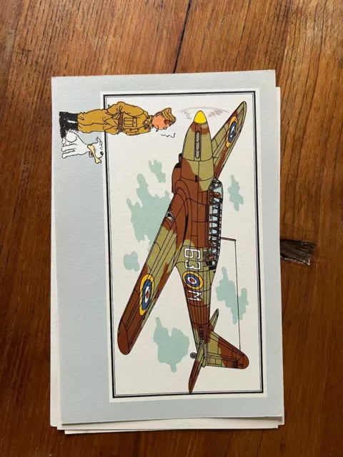 TINTIN voir et savoir L'AVIATION GUERRE 39 45 chromo 7