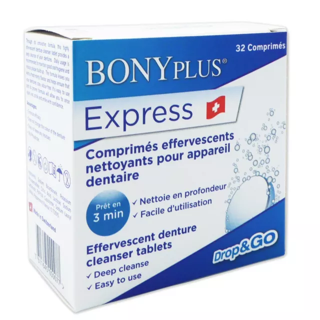 Express Denture Cleanser ~ 32 Tablets ~ Formerly Professional Denture Cleaner