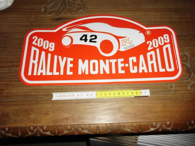 77° Montecarlo Rally 2009 Manual Villa Fiat Punto S1600 Rally Targa Flat Plate