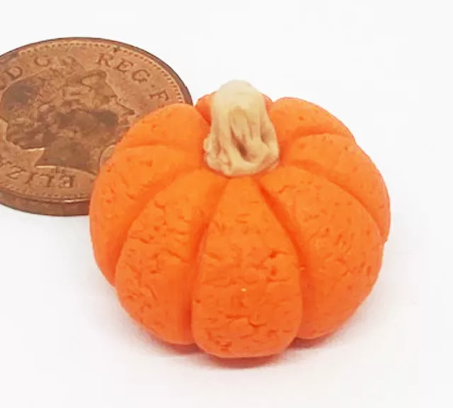 Dolls House Single Large Pumpkin Vegetable Tumdee 1:12 Scale Miniature Kitchen