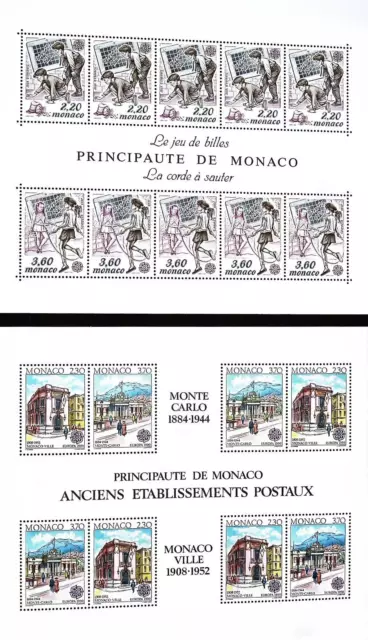 MONACO  4 BLOCS  N° 46 à 51 NEUFS**. BONNE VALEUR