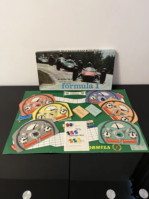 WADDINGTONS FORMULA 1 Motor Car Racing Board Game 1962 Vintage £19.99 ...