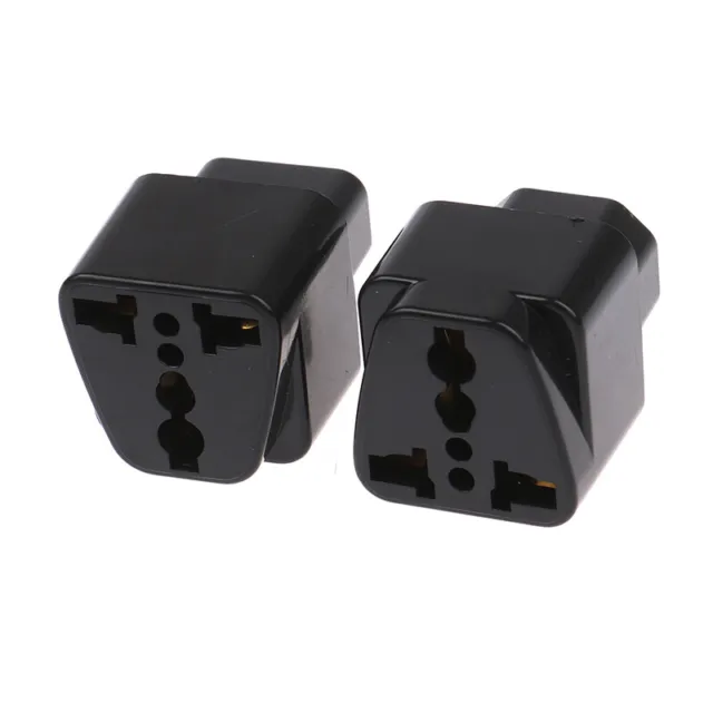 10A-250V Black Female Socket To Pro IEC 320 PDU UPS Plug Power Adapter Conve HY2
