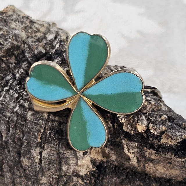 Broche Ancienne Trèfle à quatre feuilles – Broche Bijoux