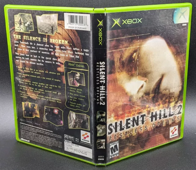 Silent Hill 2: Restless Dreams (Xbox) NEW SEALED BLACK LABEL Y-FOLD MINT,  RARE! 83717300038