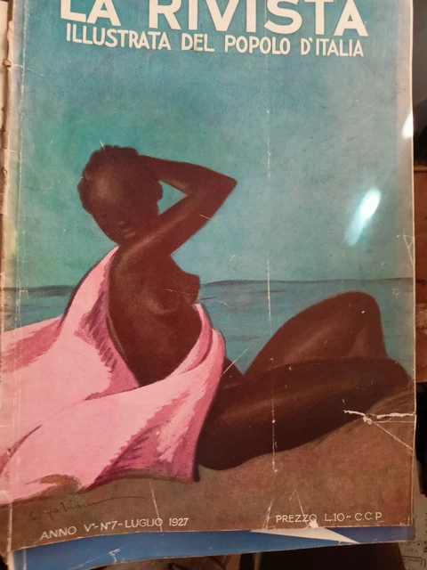 La Rivista Illustrata Del Popolo d'Italia Luglio 1927 futurismo