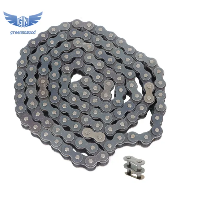 #80 Heavy Duty Roller Chain × 10 Feet With 1 Connector