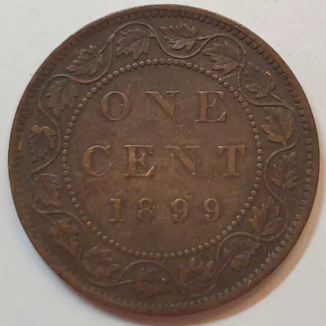 1899 Canada 1 one cent large penny - COMBINED SHIPPING - C1-323
