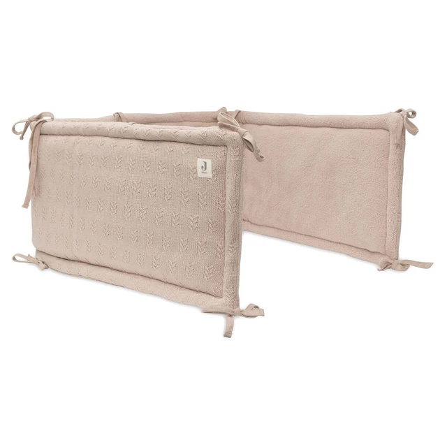 Jollein Bettumrandung / Laufgitterumrandung 180x30 cm Grain knit Wild Rose