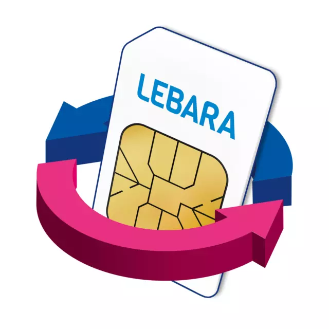 Lebara Prepaid Simkarte 0,-€ Guthaben Sofort Einsatzbereit (Gebraucht)