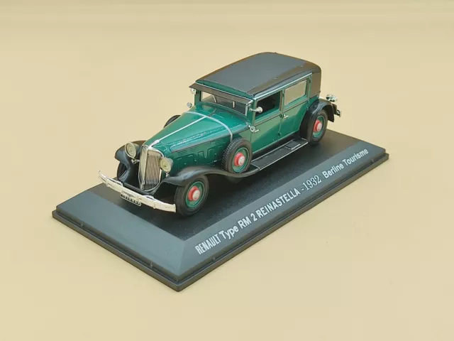 1/43 Renault Type RM 2 Reinastella Berline Vert 1932 Norev M6 Interactions