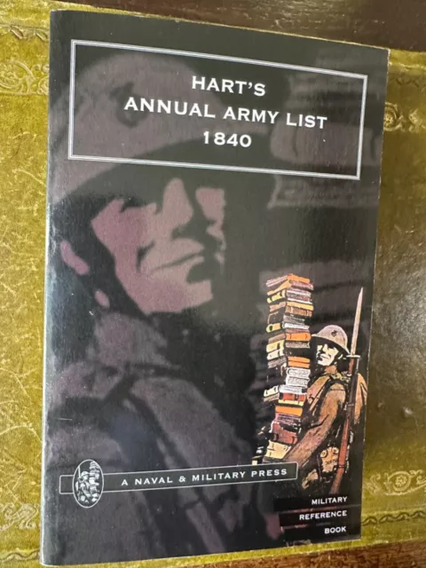 Harts Annual Army List 1840 *Very Good Reprint*