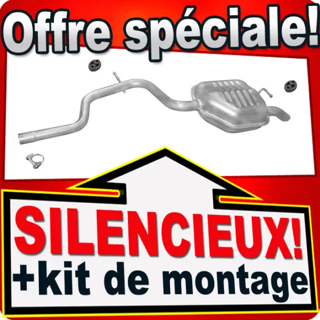 Silencieux Arrière Pour Ford Fiesta V / Mazda 2 1.6 16V (2001-2007) - Neuf - Acier Aluminié - Garantie 30 Mois