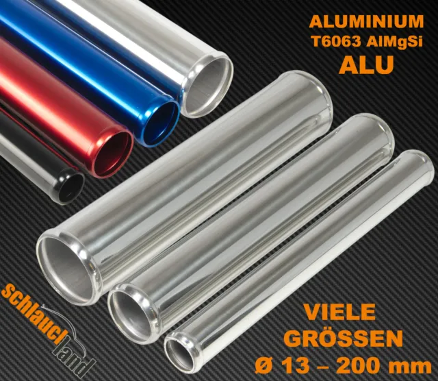 NovaNox® Aluminiumrohr 80 mm Alu 8 cm Alu-Rohr Schlauchverbinder *Größe  wählbar*