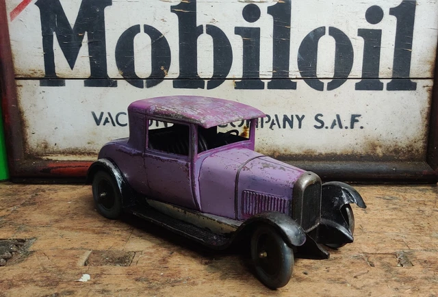 CLE DE REMONTAGE ressort jouet mécanique tôle carré 3 mm 1950 état