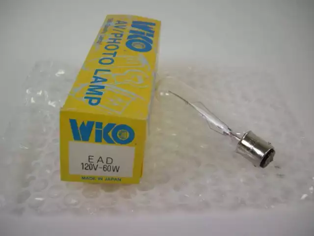 Wiko AV/Photo projection lamps EAD 120v 60w NOS