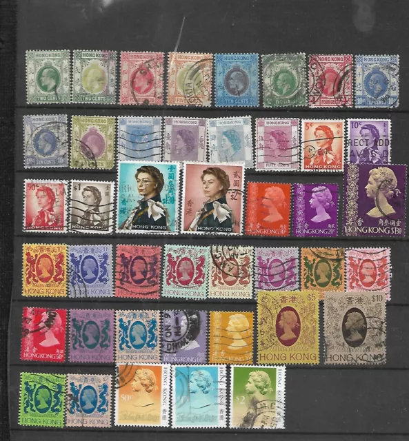 Hong Kong 43 Stamps Obl/Used