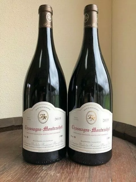 51,63€/L. 2 Magnum Fl. Chassagne-Montrachet 2019. Bourgogne Rotwein