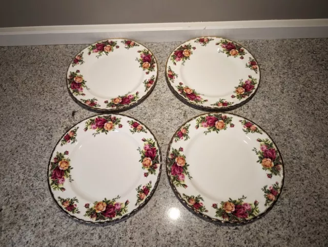 Royal Albert - Old Country Roses - Set of 4 Salad Plates 8 1/8"