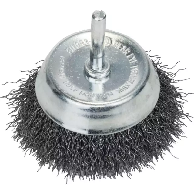 Bosch 0.3mm Crimped Steel Wire Brush 70mm 6mm Shank