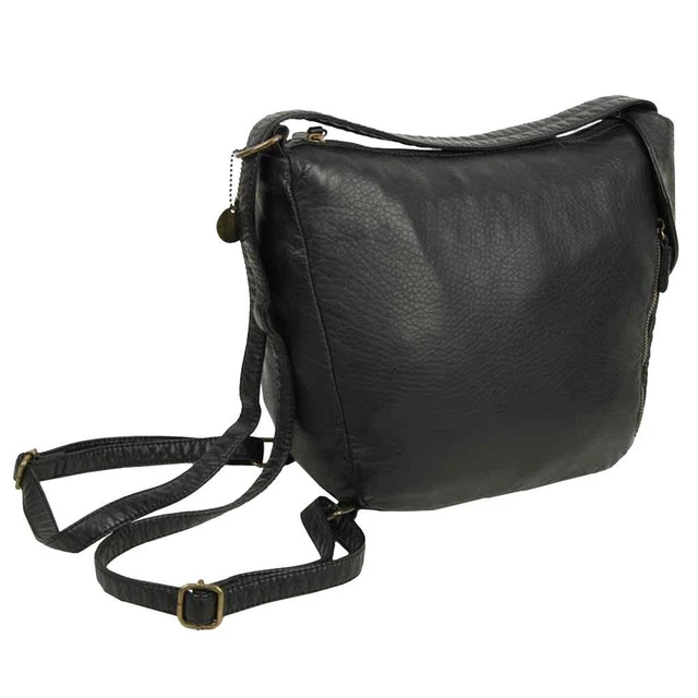 Sac à dos convertible bandoulière The Joia sac à main noir sac végétalien sac bandoulière 2