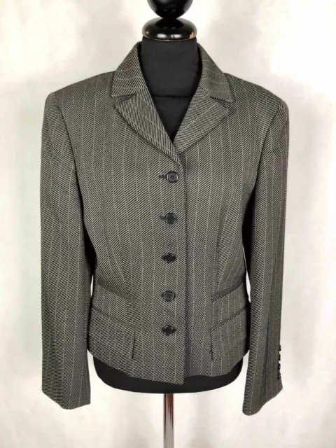 GFF Gianfranco Ferre Veste Femme Laine Élégant Tweed Woman Jacket SZ.M - 44