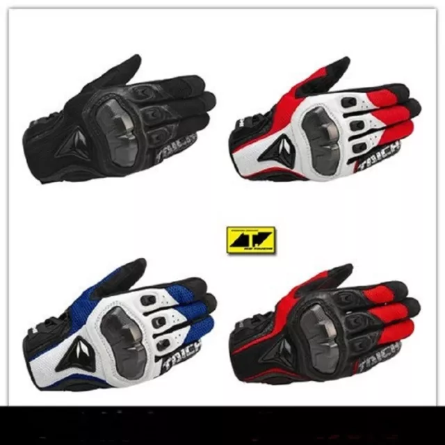 RS Taichi RST391 Perforated leather Motorcycle Mesh Gloves Black Red White Blue 2