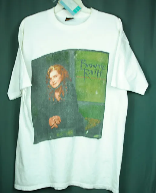 Original Bonnie Raitt 1994 Longing in Their Hearts Tour T-shirt w/ Tix Stub XL