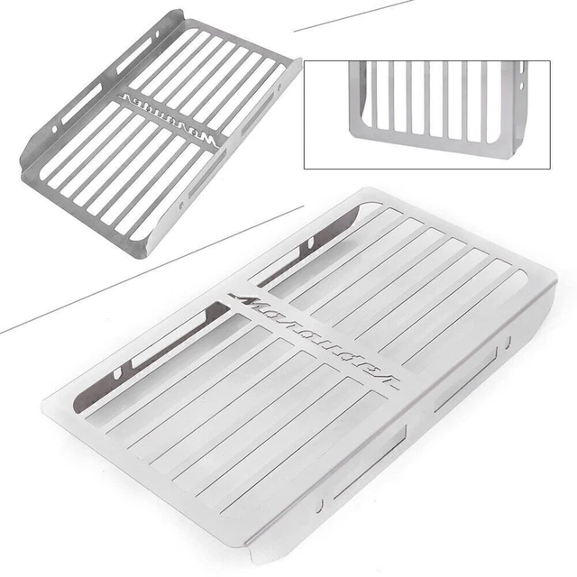 Radiator Grille Guard Cover for SUZUKI Marauder 800 97-04 Silver tb
