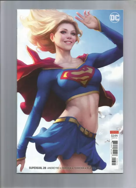 Dc Comics; Supergirl #28  Awesome Variant Cover Art By Stanley "Artgerm" Lau