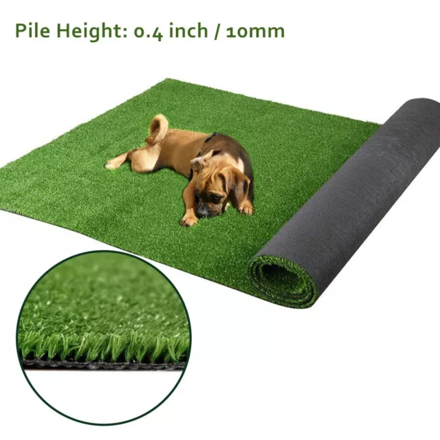 6x20ft Artificial Grass Fake Synthetic Rug Garden Landscape Lawn Carpet Mat Turf