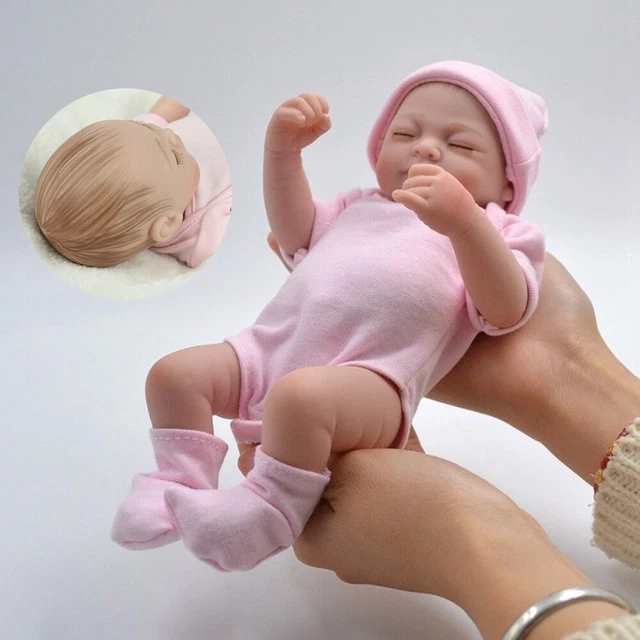 Full Body Soft Vinyl Silicone Reborn Baby Dolls Realistic Newborn Girl Doll Toy