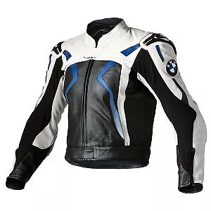 BMW Veste en Cuir de Moto Veste Motard en Cuir Hommes Veste en Cuir de Motard 52