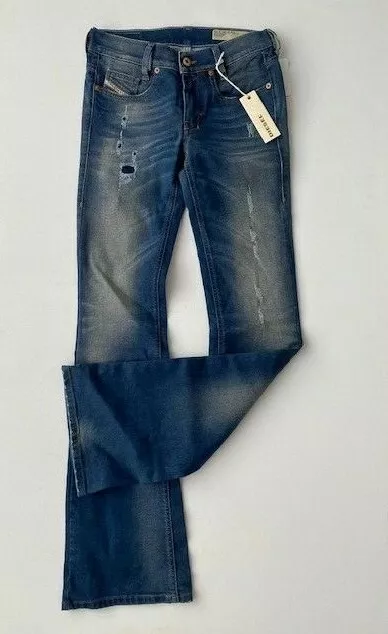 Diesel Louvboot Slim Bootcut Low Rise Denim Jeans 25 x 32 3