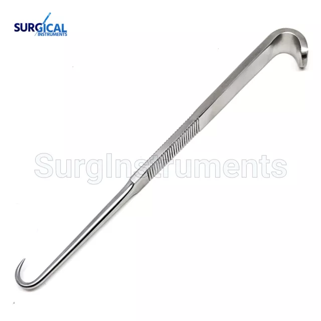 S Hook Surgical Medical ENT Tracheal Instruments Stainless Steel German Grade