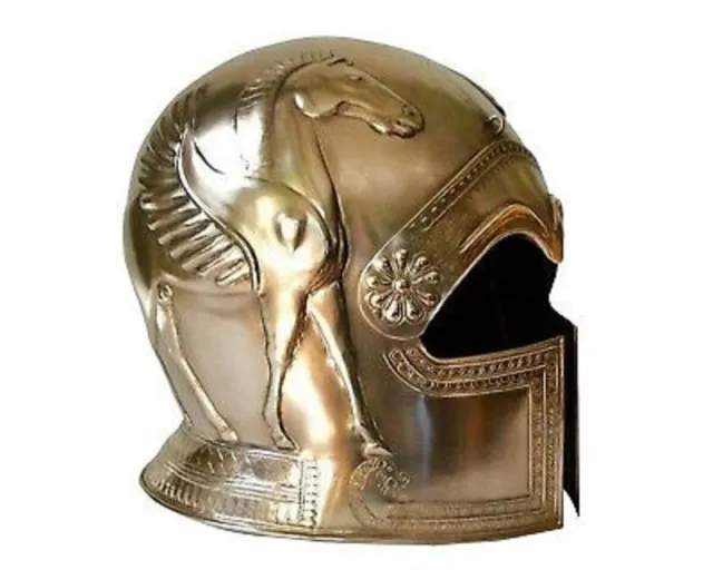 Medieval Roman Greek Knight Armour Cretan helmet Museum Helmet Replica