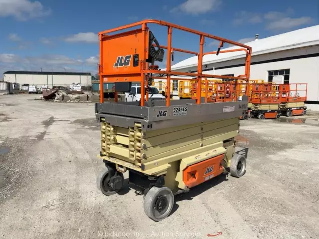 2014 JLG 3246 ES 32' Electric Scissor Lift Man Aerial Platform Manlift bidadoo