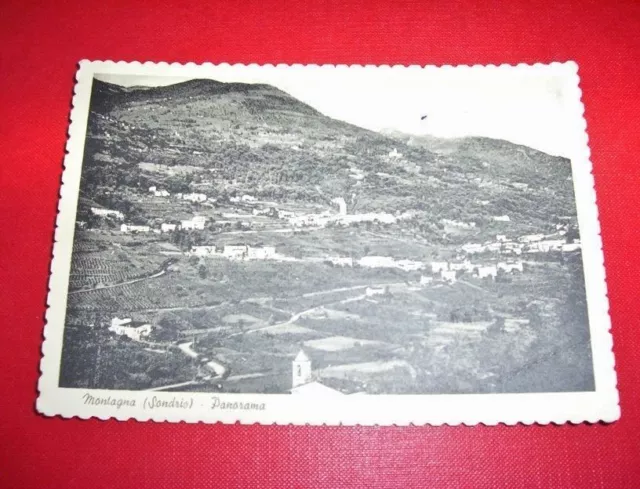 Cartolina Montagna ( Sondrio ) - Panorama 1957