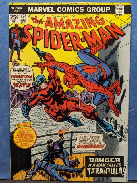 Amazing Spiderman 134 1st Appearance of Tarantula 2nd Appearance of Punisher Key