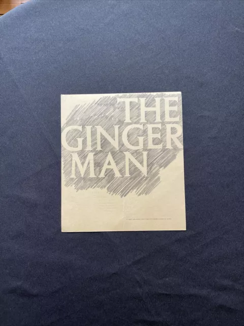 Vintage Restaurant Menu THE GINGER MAN 64th Street New York City