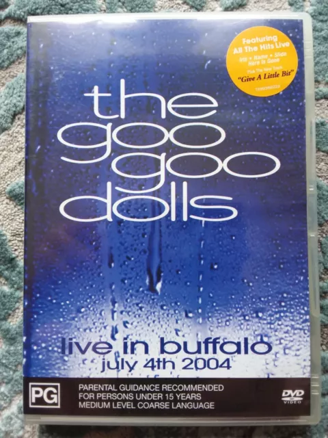 Goo Goo Dolls Live In Buffalo July 4th 2004 DVD & CD REGION 4 AS NEW 2 DISC SET