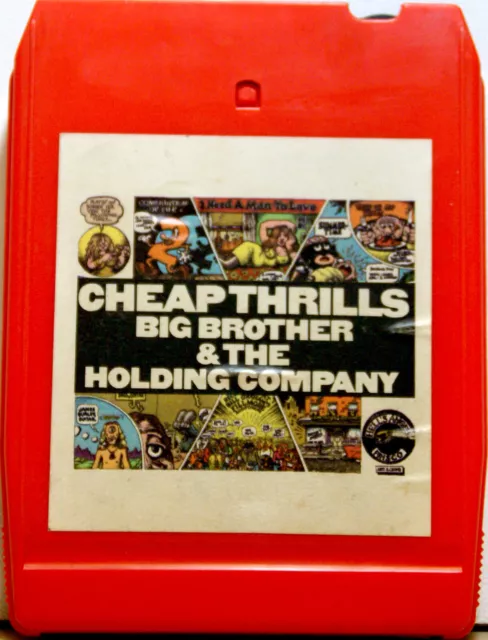 BIG BROTHER AND THE HOLDING COMPANY Cheap Thrills    8 TRACK TAPE CARTRIDGE