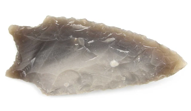 Ancient Rare Battle Hunting Stone Flint Arrowhead Spear Neolithic Bronze Age