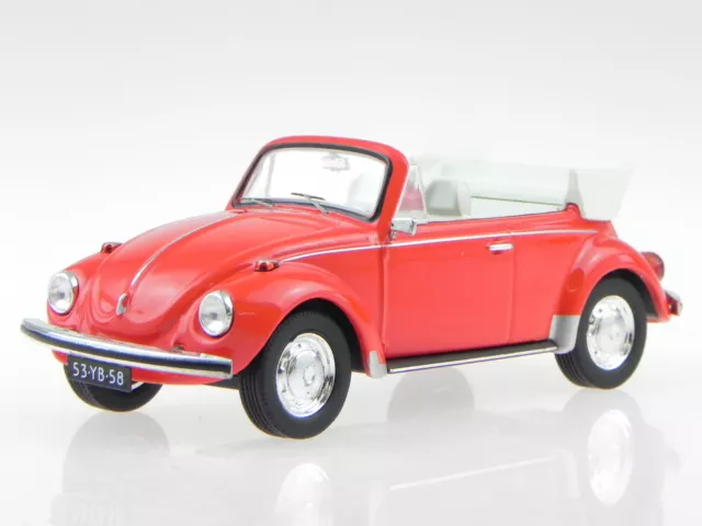 VW coléoptère Käfer Cabrio 1973 rouge véhicule miniature PRXD530 PremiumX 1:43